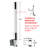 Multi Function Dual Shower Head with Angle-Adjustable Shower Arm Extensions-88925840