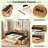 Comfortable Daybed With Trundle, Storage Shelves, Bench, Charging Station And Upholstered Headboard-1845260183