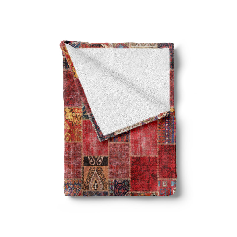 Hand Woven Throw Blanket, 70" x 90"
