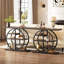 100Cm Console Table, Industrial 5-Tier Sofa Table with Storage Shelves