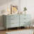 3 Drawer Dresser For Bedroom, With Gold Metal Handles-661445649