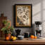 Framed Clematis Study Botanical - Framed Print-395382954-395382956