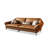Orange Genuine Leather Modular Sofa cushion couch-2081742292-2081742295