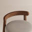 Tabouret pivotant en bois massif Anita-1150176605