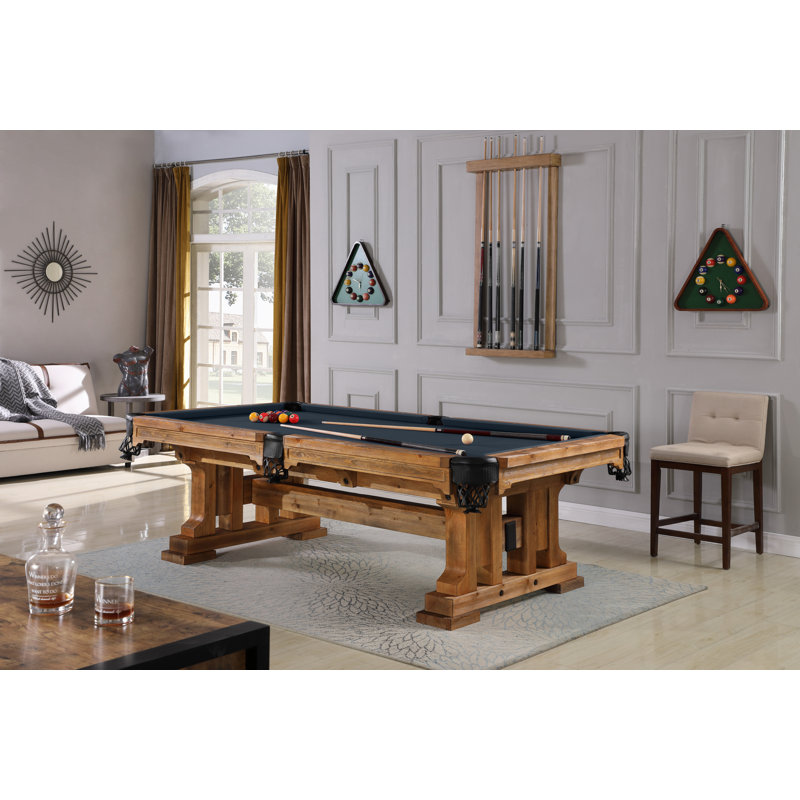 Colorado Slate Pool Table with Professional Installation Included, 7', Titanium, Yes