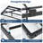 LED Floating Bed Frame No Box Spring Needed-1658856168