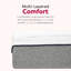 Matelas en mousse viscoélastique gélifiée de 13 pouces pour lit très grand, 1 réduction par transfert de mouvement, et plateau supérieur ultra serré avec mousse réactive, sommeil frais, livraison compressée