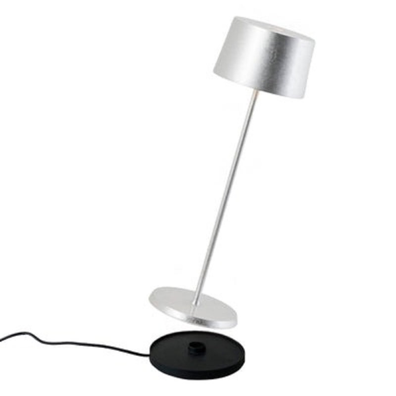 Olivia Pro Table Lamp, Silver Leaf, Silver Leaf