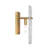 Genry 1-Light Wall Sconce in Warm Brass-731693239