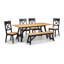 Mulford 6 - Person Solid Oak Dining Set
