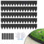 Ensemble de 6 bordures de jardin en acier pour bordure de jardin en acier L 40 po x H 6 po VEVOR-97276602