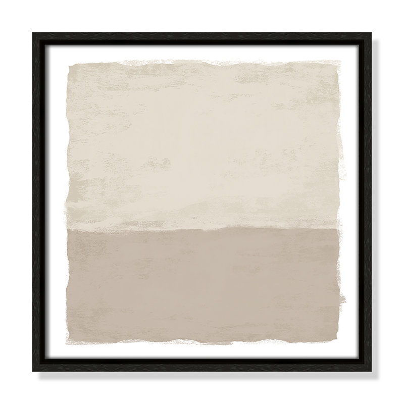 «Silent Sands II» par Natalie Carpentieri, Espresso, H 13,5 po x l 13,5 po