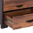 Eloy Walnut & Espresso Finish Accent Table