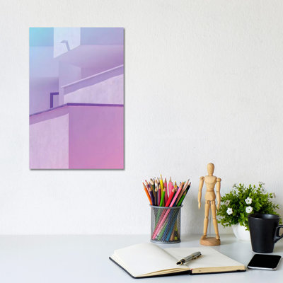 Abstract Geometric Architecture I by Beli - Wrapped Canvas Print