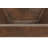 15" Square Skirted Vessel Hammered Copper Sink