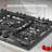 30 in. Gas Cooktop in Black Enamel with 5 Burners, NG/LPG Convertible, CSA certified-127419053