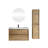 Seavy 41.7 " W Wall Mounted Wall Mounted 1 Single Vanity Bathroom Vanity With Acrylic Top-369375172
