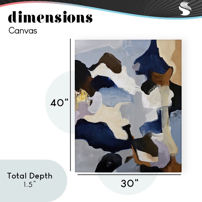 «Cool Tones Composition», conception par Design Fabrikken, H 40 po x l 30 po