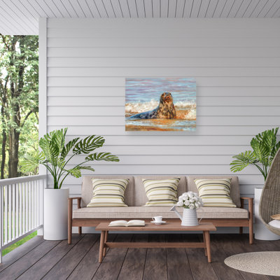 David Stribbling Seal Outdoor  Canvas