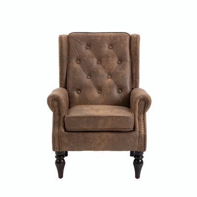 Dehlila 29.33'' Wide Tufted Lounge Chair -  Alcott HillÂ®, 89BE413FF38F4337B56F893994337925