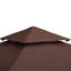 Toile de remplacement pour abri de jardin 9,86 pi X, protection 2, café, allumettes 01-0153 et 100100-076