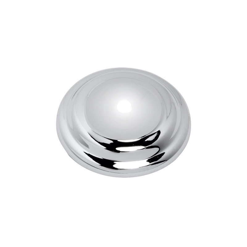 Poignée à bouton index Amarilis, Chrome poli