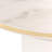 Gineverra Round Cocktail Table - Ivory Gold