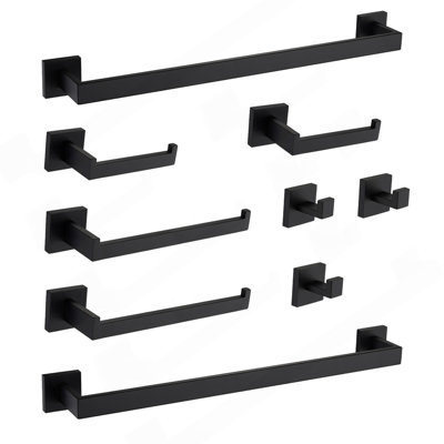 9 - Piece Bathroom Hardware Set