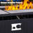 Mehalek 25" H X 47" W Propane Fire Pit Table With Lid, Outdoor Ceramic Tabletop Fire Pit