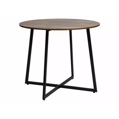 Alesha Round Metal Base Dining Table