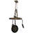 Elana Metal Handcrafted Rectangle Hanging Pot Rack
