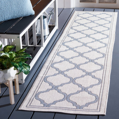 Bermuda Performance Machine Washable Geometric Indoor/Outdoor Area Rug
