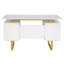 Bureau pour bureau avec tiroirs et rangement