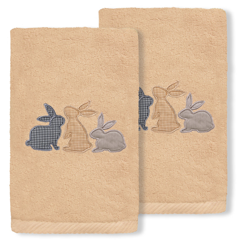  Bunny Row Turkish Cotton Hand Towel, Sand