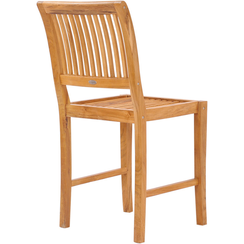 Castle Outdoor Teak Bar Stool