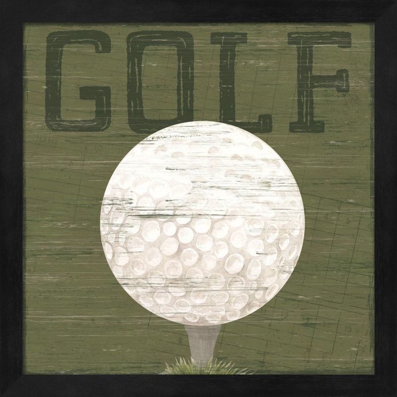 «Golf Days X-Golf» par Tara Reed - impression encadrée