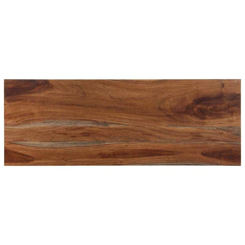 Solid Wood Bench, 45cm H x 110cm W x 40cm D