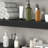 Black Floating Wall-Mounted Shelf (2-Pack), With Concealed Bracket, Suitable For Bedroom / Kitchen / Living Room / Bathroom, For Both Decoration And Storage.-2003868290