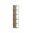 Abshire 71'' H x 13.26'' W Metal Cube Bookcase-1919821739