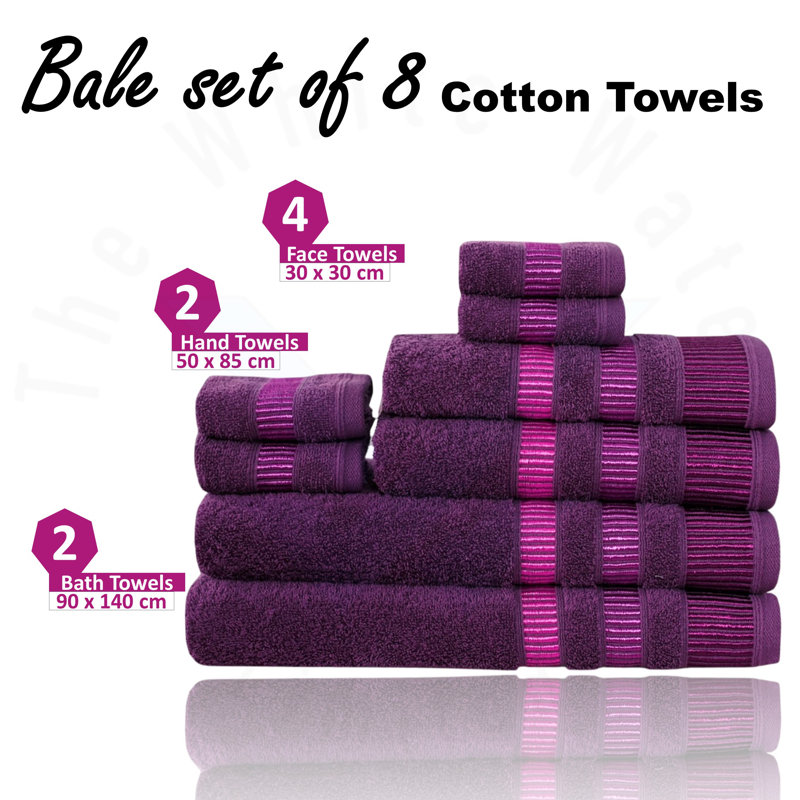 100% Cotton Mulit-Size Set, Plum