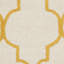 Tapis ivoire / doré en laine touffeté à la main Cannen-152252596