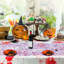 Chemin de table d'Halloween en dentelle violette, motif toile d'araignée, idéal pour décorer votre table à manger ou votre cuisine (30 x 183 cm).