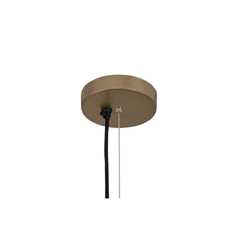 Luminaire suspendu naturel 2 lumières Claybourne