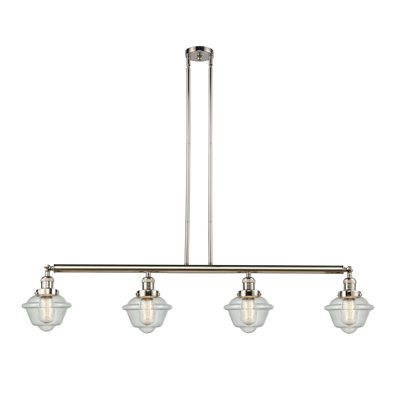 Luminaire suspendu pour îlot de cuisine 4 lumières Leibowitz