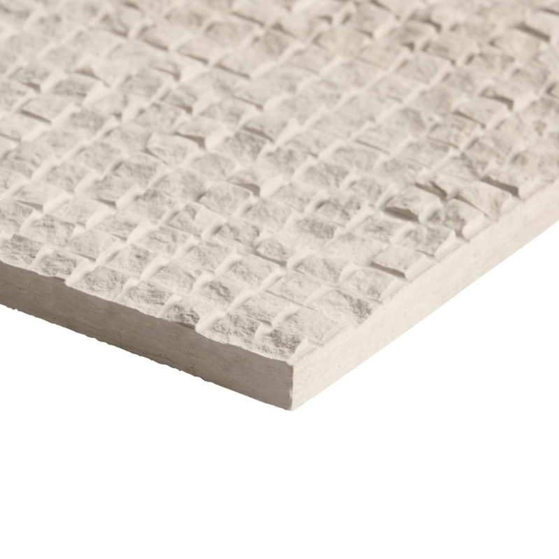 Rakestone 12x24 3D Honed Limestone Stone Tile, Cube 3D, Limestone, Wooden Beige