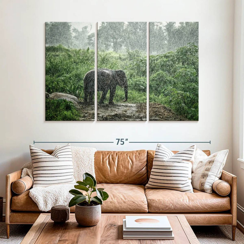 Brampt Elephant Rain Bath, 42" H x 65" W