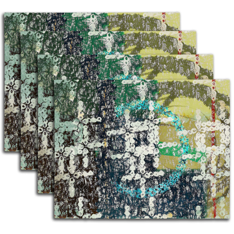 Napperon abstrait en polyester