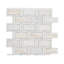 Carreau de mosaïque en marbre poli pour plancher et mur 12 po x 14 po Auralie Framix-49665312