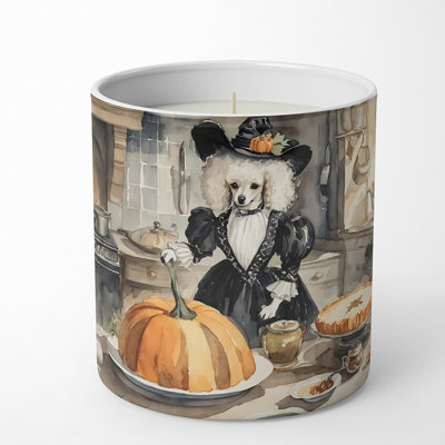 Pumpkin Pie Scented Tumbler Candle with Ceramic Holder