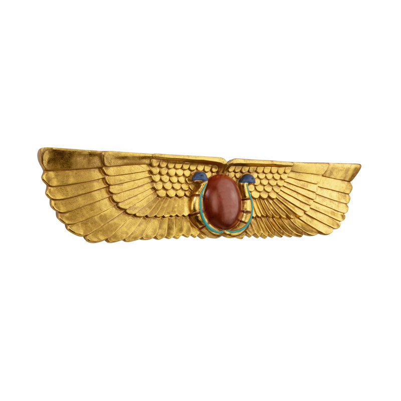 Sculptural Pediment Handmade Religious & Spiritual Wall Decor